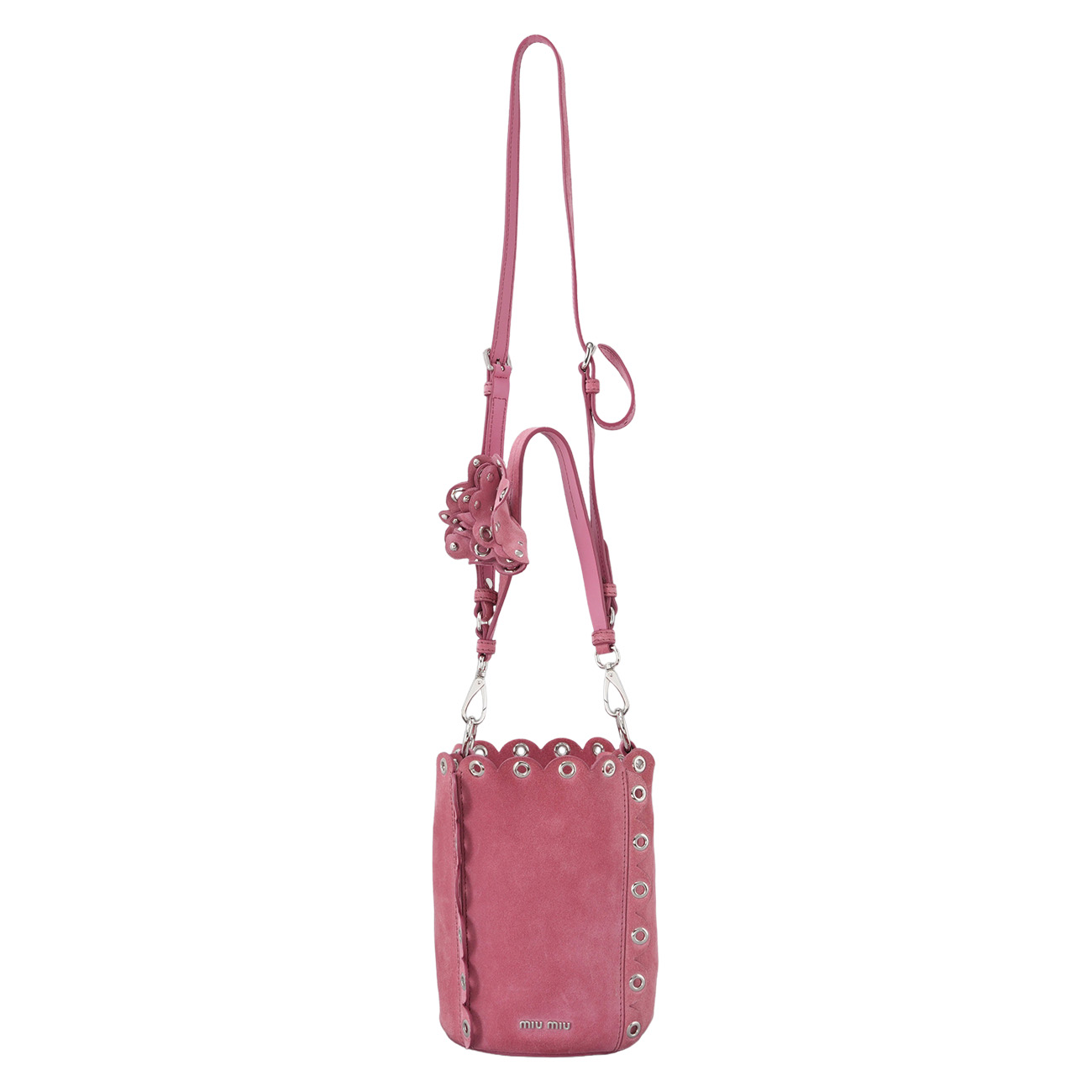 MIU MIU(USED)미우미우 5BE017 스웨이드 버킷백